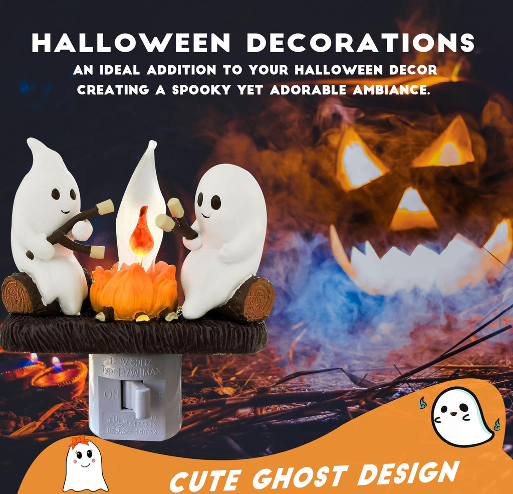 Ghost Campfire Night Light™ The Cutest Halloween Glow For Your Home